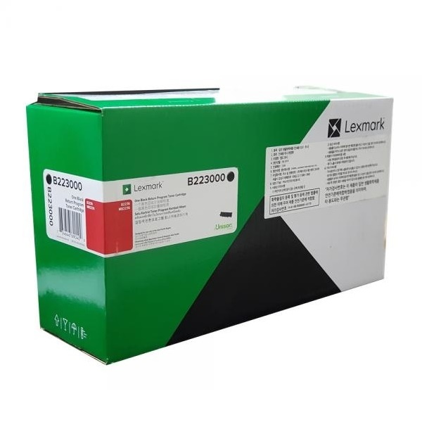 LEXMARK 정품토너 B223000 검정 (B2236dw/1200매)