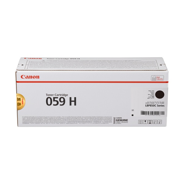 Canon 정품토너 CRG-059BK H 검정 (LBP852Cx/15500매)