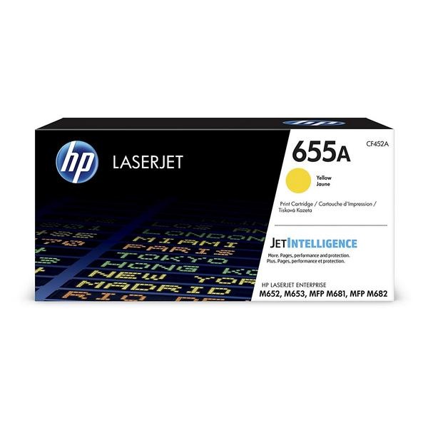 HP 정품토너 No.655A CF452A 노랑 (M653dn/10500매)
