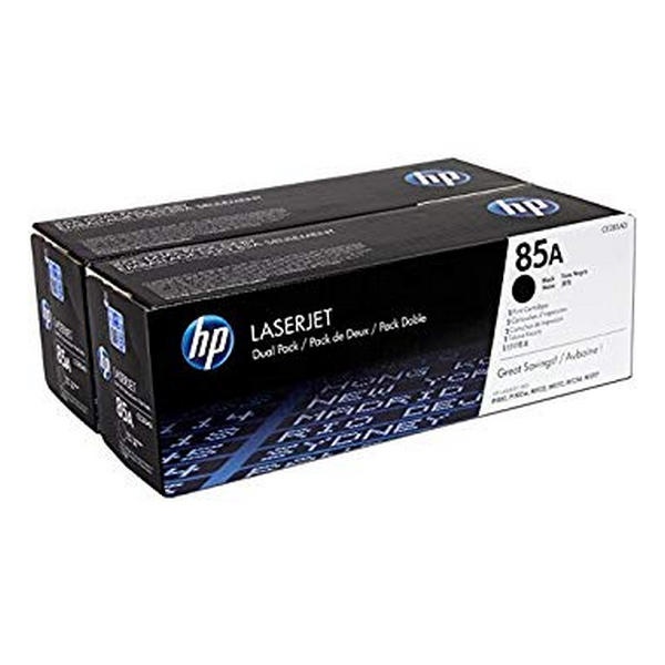 HP 정품토너 No.85A CE285AD 검정 듀얼팩 (P1102w/1600매 X 2)