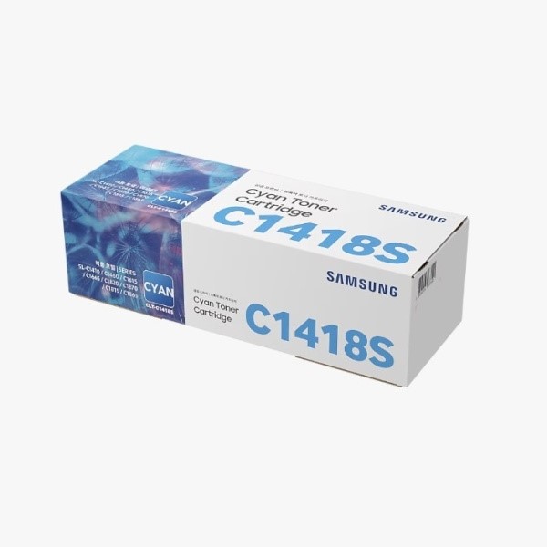 삼성 정품토너 CLT-C1418S 파랑 (SL-C1410W/1800매)