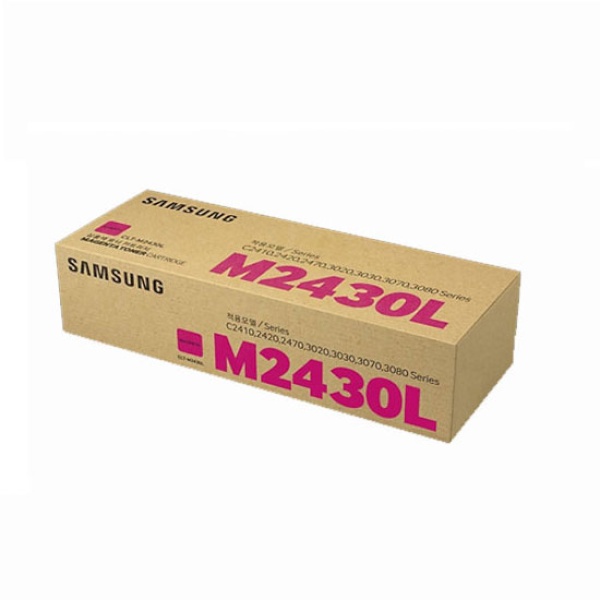 삼성 정품토너 CLT-M2430L 빨강 (SL-C2420DW/3500매)