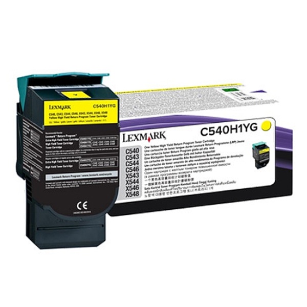 [LEXMARK] 정품토너 C540H1YG 노랑 (C540n/2K)