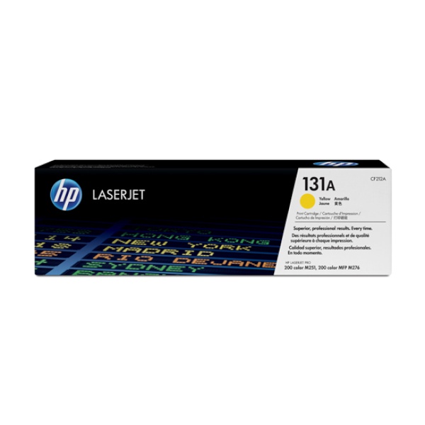 HP 정품토너 No.131A CF212A 노랑 (M251nw/1800매)