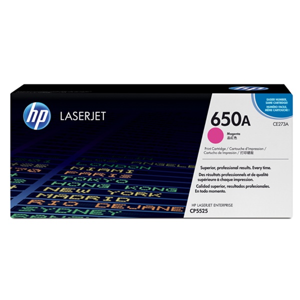HP 정품토너 No.650A CE273A 빨강 (CP5525dn/15000매)
