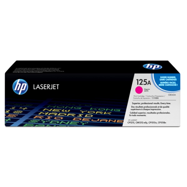 HP 정품토너 No.125A CB543A 빨강 (CP1215/1400매)
