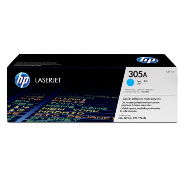 HP 정품토너 No.305A CE411A 파랑 (M451dn/2600매)