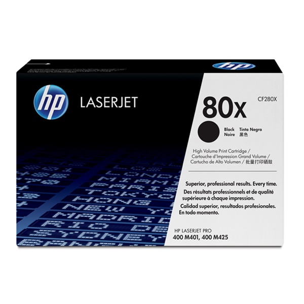 HP 정품토너 No.80X CF280X 검정 (M401dn/6800매)