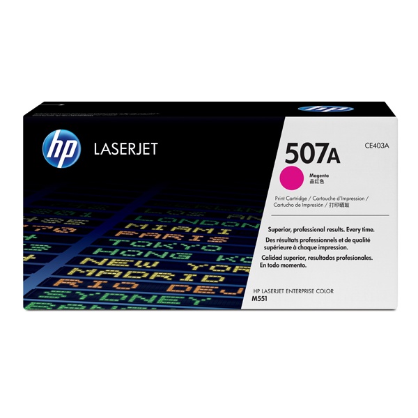 HP 정품토너 No.507A CE403A 빨강 (M551dn/6000매)