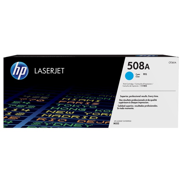 HP 정품토너 No.508A CF361A 파랑 (M552dn/5000매)