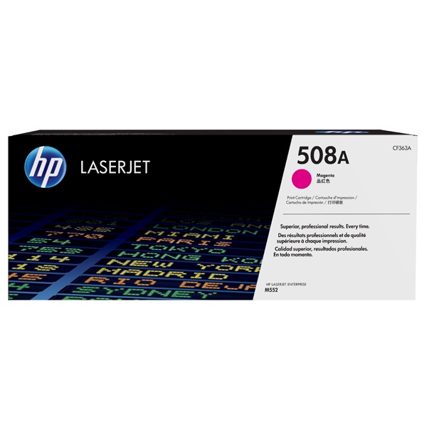 HP 정품토너 No.508A CF363A 빨강 (M552dn/5000매)